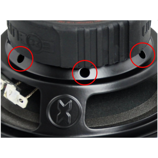 Excursion SHX-6.3C dB 3-drożny zestaw głośnikowy: 4 woofery 165mm, średnio-wysokotonowa sekcja SX-SAT, 6 zwrotnic - 1.5ohm, 180/400W, 95dB, 40-20000Hz